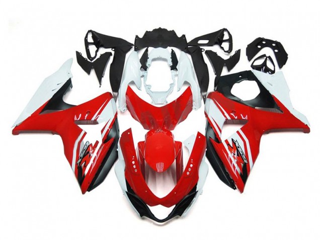 Carénage Suzuki GSXR 1000 K9 2009-2016 - Rouge Blanc Noir Carénage Suzuki GSXR 1000 K9 2009-2016 - Rouge Blanc Noir