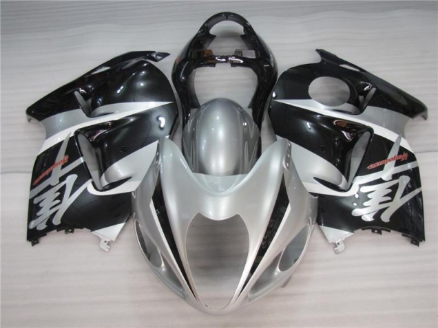 Carénage Suzuki GSXR 1300 Hayabusa 1996-2007 - Argent Noir Carénage Suzuki GSXR 1300 Hayabusa 1996-2007 - Argent Noir