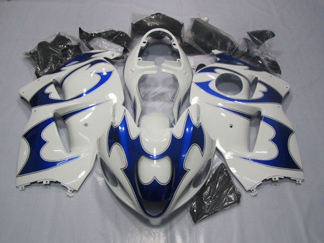 Carénage Suzuki GSXR 1300 Hayabusa 1996-2007 - Blanc Bleu Carénage Suzuki GSXR 1300 Hayabusa 1996-2007 - Blanc Bleu