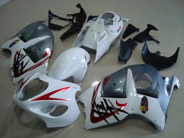 Carénage Suzuki GSXR 1300 Hayabusa 1996-2007 - Blanc Noir Carénage Suzuki GSXR 1300 Hayabusa 1996-2007 - Blanc Noir