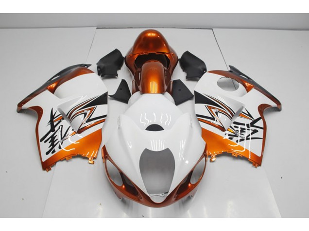 Carénage Suzuki GSXR 1300 Hayabusa 1996-2007 - Blanc Orange Carénage Suzuki GSXR 1300 Hayabusa 1996-2007 - Blanc Orange