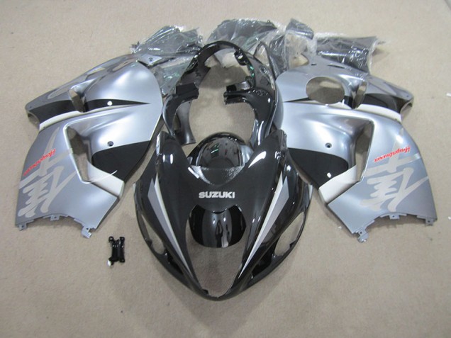 Carénage Suzuki GSXR 1300 Hayabusa 1996-2007 - Noir Argent Carénage Suzuki GSXR 1300 Hayabusa 1996-2007 - Noir Argent