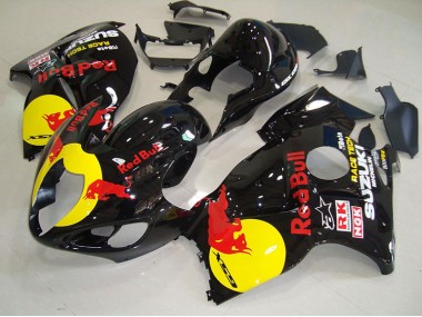 Carénage Suzuki GSXR 1300 Hayabusa 1996-2007 - Noir Jaune Red Bull