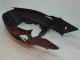 Carénage Suzuki GSXR 1300 Hayabusa 1996-2007 - Noir Rouge Flamme