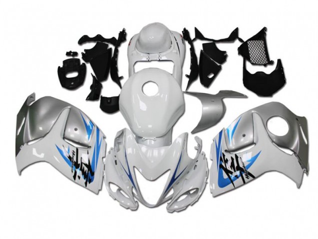 Carénage Suzuki GSXR 1300 Hayabusa 2008-2019 - Blanc Bleu Carénage Suzuki GSXR 1300 Hayabusa 2008-2019 - Blanc Bleu