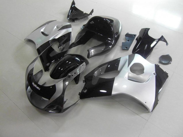 Carénage Suzuki GSXR 600 1996-2000 - Argent Gris No Décalque