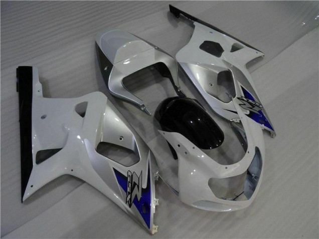 Carénage Suzuki GSXR 600 / 750 K1 K2 K3 2001-2003 - Blanc Argent Carénage Suzuki GSXR 600 / 750 K1 K2 K3 2001-2003 - Blanc Argent