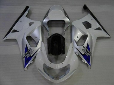 Carénage Suzuki GSXR 600 / 750 K1 K2 K3 2001-2003 - Blanc Argent