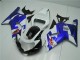 Carénage Suzuki GSXR 600 / 750 K1 K2 K3 2001-2003 - Blanc Bleu Carénage Suzuki GSXR 600 / 750 K1 K2 K3 2001-2003 - Blanc Bleu