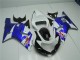 Carénage Suzuki GSXR 600 / 750 K1 K2 K3 2001-2003 - Blanc Bleu Carénage Suzuki GSXR 600 / 750 K1 K2 K3 2001-2003 - Blanc Bleu