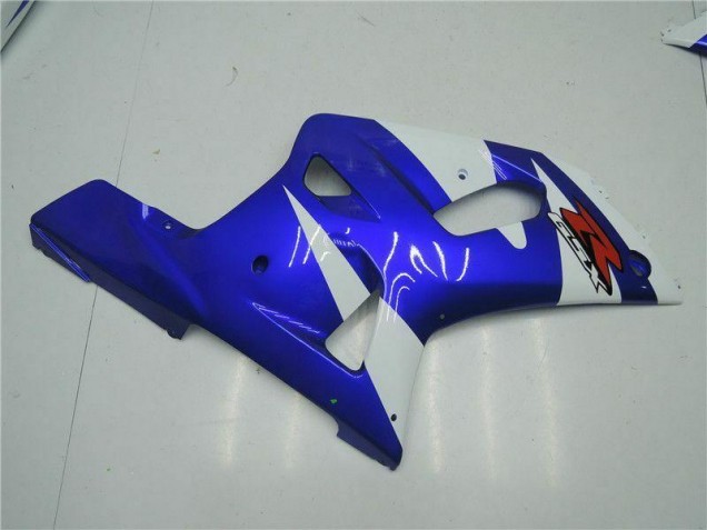 Carénage Suzuki GSXR 600 / 750 K1 K2 K3 2001-2003 - Blanc Bleu Carénage Suzuki GSXR 600 / 750 K1 K2 K3 2001-2003 - Blanc Bleu