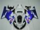 Carénage Suzuki GSXR 600 / 750 K1 K2 K3 2001-2003 - Blanc Bleu Carénage Suzuki GSXR 600 / 750 K1 K2 K3 2001-2003 - Blanc Bleu