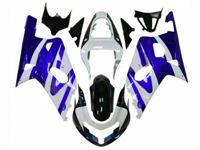 Carénage Suzuki GSXR 600 / 750 K1 K2 K3 2001-2003 - Bleu Blanc Carénage Suzuki GSXR 600 / 750 K1 K2 K3 2001-2003 - Bleu Blanc