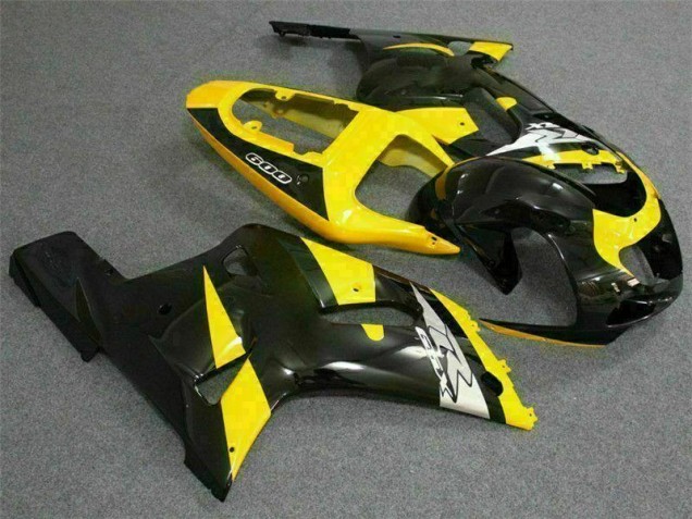 Carénage Suzuki GSXR 600 / 750 K1 K2 K3 2001-2003 - Jaune Noir Carénage Suzuki GSXR 600 / 750 K1 K2 K3 2001-2003 - Jaune Noir