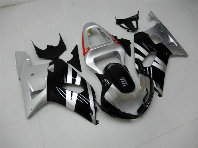 Carénage Suzuki GSXR 600 / 750 K1 K2 K3 2001-2003 - Noir Argent