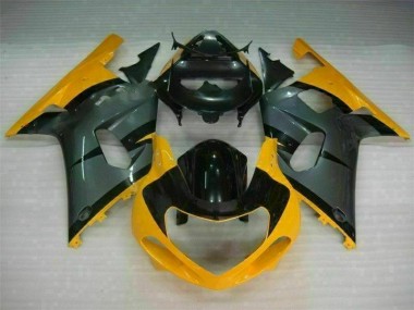 Carénage Suzuki GSXR 600 / 750 K1 K2 K3 2001-2003 - Noir Jaune