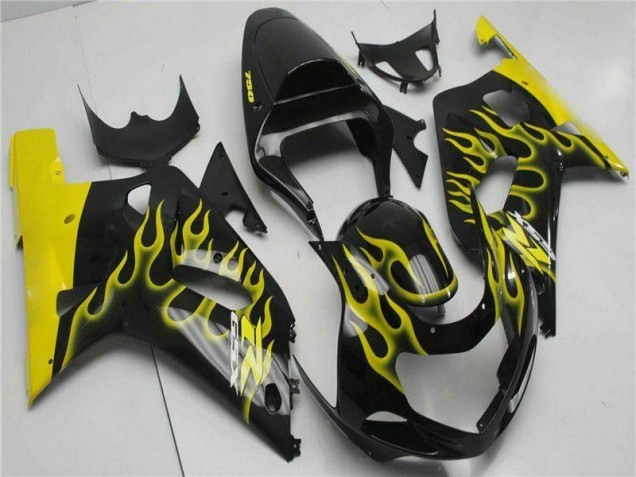Carénage Suzuki GSXR 600 / 750 K1 K2 K3 2001-2003 - Noir Carénage Suzuki GSXR 600 / 750 K1 K2 K3 2001-2003 - Noir