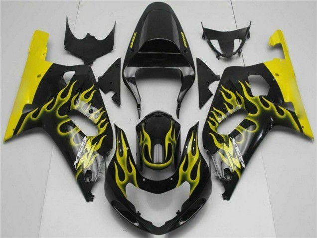 Carénage Suzuki GSXR 600 / 750 K1 K2 K3 2001-2003 - Noir Carénage Suzuki GSXR 600 / 750 K1 K2 K3 2001-2003 - Noir