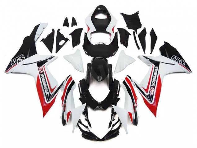 Carénage Suzuki GSXR 600 / 750 K11 2011-2024 - Blanc Rouge Noir Carénage Suzuki GSXR 600 / 750 K11 2011-2024 - Blanc Rouge Noir