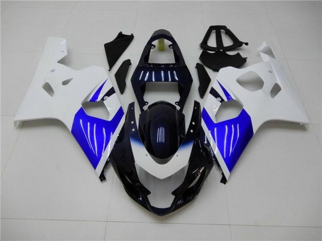 Carénage Suzuki GSXR 600 / 750 K4 2004-2005 - Blanc Bleu Carénage Suzuki GSXR 600 / 750 K4 2004-2005 - Blanc Bleu