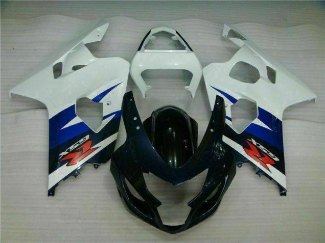 Carénage Suzuki GSXR 600 / 750 K4 2004-2005 - Blanc Noir Carénage Suzuki GSXR 600 / 750 K4 2004-2005 - Blanc Noir