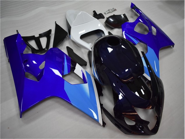 Carénage Suzuki GSXR 600 / 750 K4 2004-2005 - Bleu Blanc Carénage Suzuki GSXR 600 / 750 K4 2004-2005 - Bleu Blanc