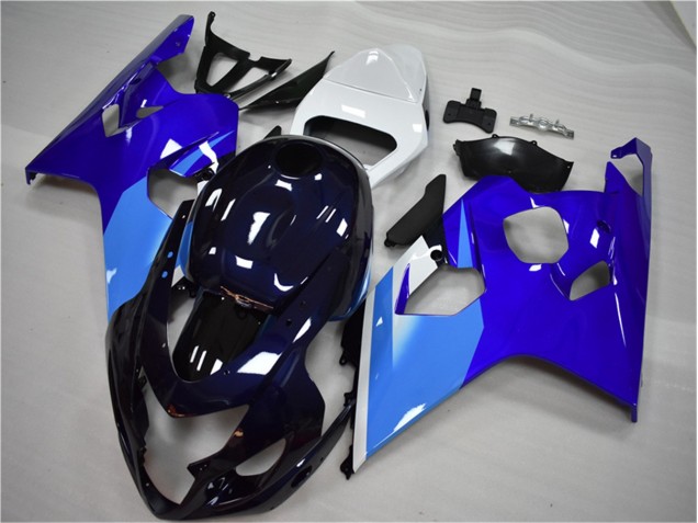 Carénage Suzuki GSXR 600 / 750 K4 2004-2005 - Bleu Blanc Carénage Suzuki GSXR 600 / 750 K4 2004-2005 - Bleu Blanc