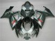 Carénage Suzuki GSXR 600 / 750 K6 2006-2007 - Argent Noir Carénage Suzuki GSXR 600 / 750 K6 2006-2007 - Argent Noir