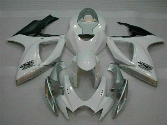 Carénage Suzuki GSXR 600 / 750 K6 2006-2007 - Blanc Argent Carénage Suzuki GSXR 600 / 750 K6 2006-2007 - Blanc Argent