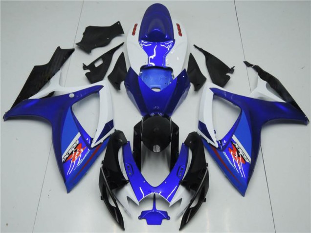 Carénage Suzuki GSXR 600 / 750 K6 2006-2007 - Blanc Bleu Carénage Suzuki GSXR 600 / 750 K6 2006-2007 - Blanc Bleu