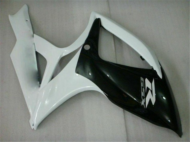 Carénage Suzuki GSXR 600 / 750 K6 2006-2007 - Noir Blanc Carénage Suzuki GSXR 600 / 750 K6 2006-2007 - Noir Blanc