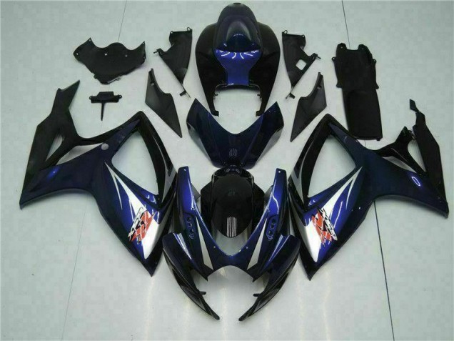 Carénage Suzuki GSXR 600 / 750 K6 2006-2007 - Noir Bleu Carénage Suzuki GSXR 600 / 750 K6 2006-2007 - Noir Bleu