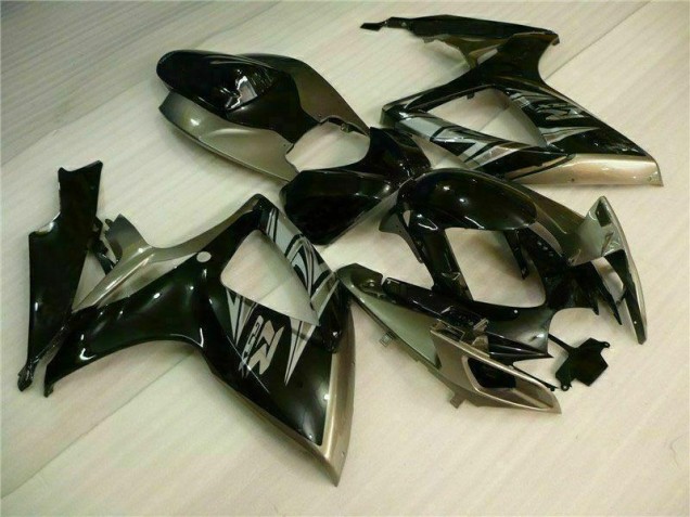 Carénage Suzuki GSXR 600 / 750 K6 2006-2007 - Noir Gris Carénage Suzuki GSXR 600 / 750 K6 2006-2007 - Noir Gris