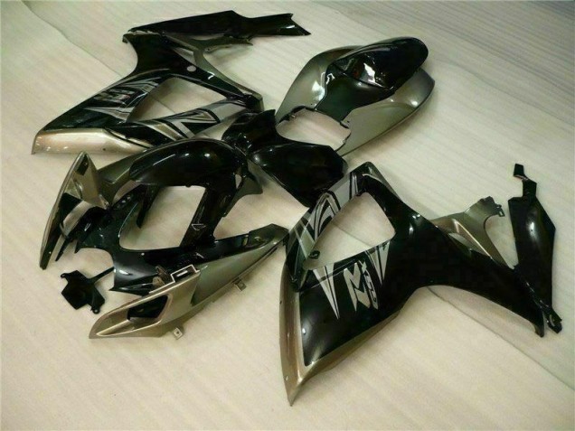 Carénage Suzuki GSXR 600 / 750 K6 2006-2007 - Noir Gris Carénage Suzuki GSXR 600 / 750 K6 2006-2007 - Noir Gris