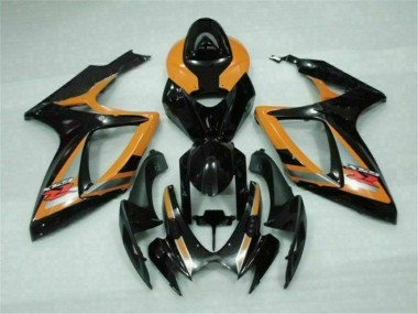 Carénage Suzuki GSXR 600 / 750 K6 2006-2007 - Noir Orange