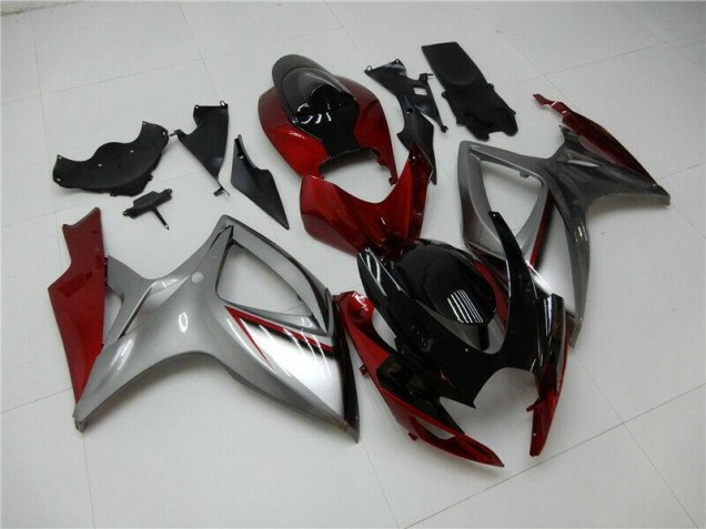 Carénage Suzuki GSXR 600 / 750 K6 2006-2007 - Rouge Argent Carénage Suzuki GSXR 600 / 750 K6 2006-2007 - Rouge Argent