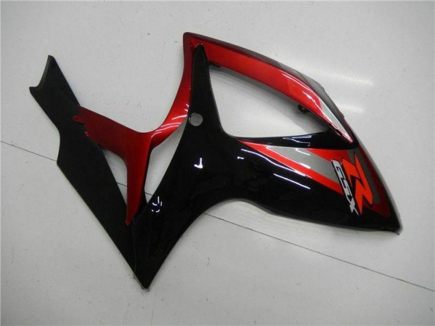 Carénage Suzuki GSXR 600 / 750 K6 2006-2007 - Rouge Noir Carénage Suzuki GSXR 600 / 750 K6 2006-2007 - Rouge Noir