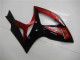 Carénage Suzuki GSXR 600 / 750 K6 2006-2007 - Rouge Noir Carénage Suzuki GSXR 600 / 750 K6 2006-2007 - Rouge Noir