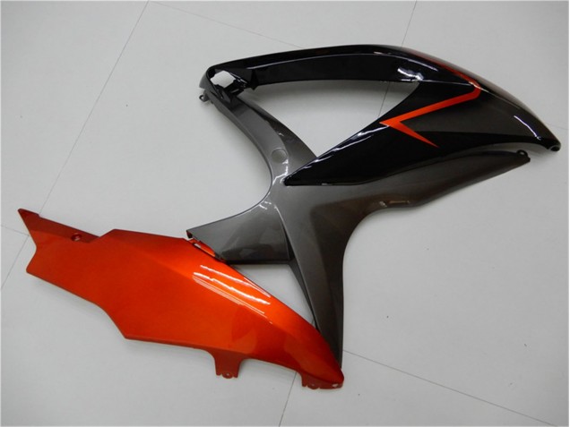Carénage Suzuki GSXR 600 / 750 K8 2008-2010 - Noir Orange Gris Carénage Suzuki GSXR 600 / 750 K8 2008-2010 - Noir Orange Gris