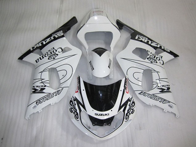 Carénage Suzuki GSXR 600 K1 K2 K3 2001-2003 - Blanc Noir Corona Extra Carénage Suzuki GSXR 600 K1 K2 K3 2001-2003 - Blanc Noir Corona Extra