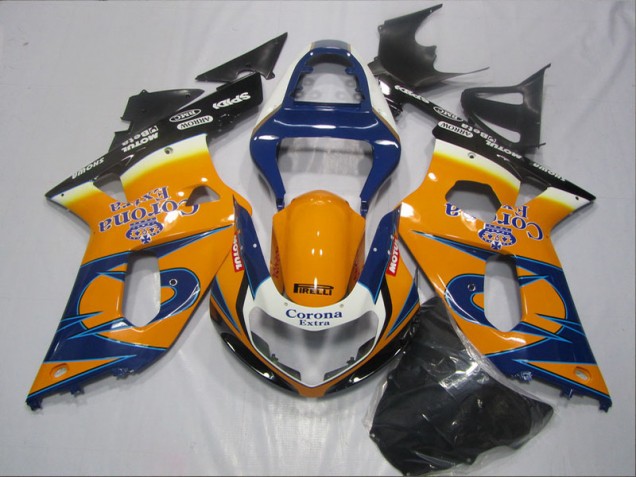 Carénage Suzuki GSXR 600 K1 K2 K3 2001-2003 - Bleu Orange Corona Extra Carénage Suzuki GSXR 600 K1 K2 K3 2001-2003 - Bleu Orange Corona Extra