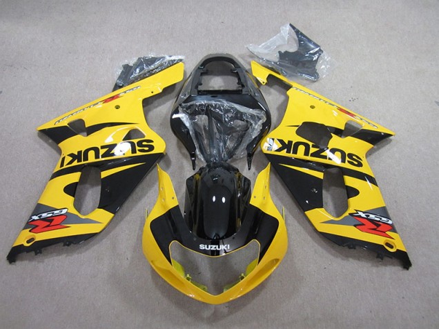 Carénage Suzuki GSXR 600 K1 K2 K3 2001-2003 - Jaune Noir Carénage Suzuki GSXR 600 K1 K2 K3 2001-2003 - Jaune Noir