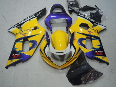 Carénage Suzuki GSXR 600 K1 K2 K3 2001-2003 - Jaune Violet