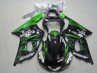 Carénage Suzuki GSXR 600 K1 K2 K3 2001-2003 - Noir Vert Corona Extra