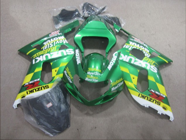 Carénage Suzuki GSXR 600 K1 K2 K3 2001-2003 - Telefunica Movistar Carénage Suzuki GSXR 600 K1 K2 K3 2001-2003 - Telefunica Movistar