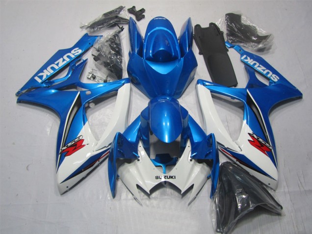Carénage Suzuki GSXR 600 K6 2006-2007 - Bleu Blanc Carénage Suzuki GSXR 600 K6 2006-2007 - Bleu Blanc