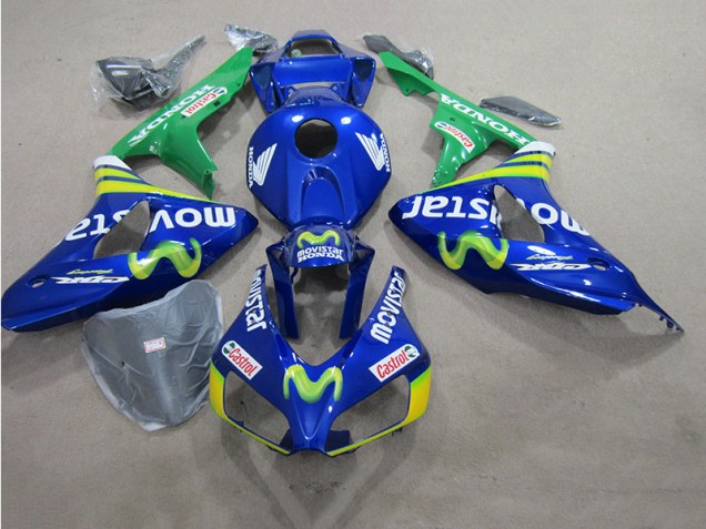 Carénage Suzuki GSXR 600 K6 2006-2007 - Bleu Movistar Castrol Carénage Suzuki GSXR 600 K6 2006-2007 - Bleu Movistar Castrol