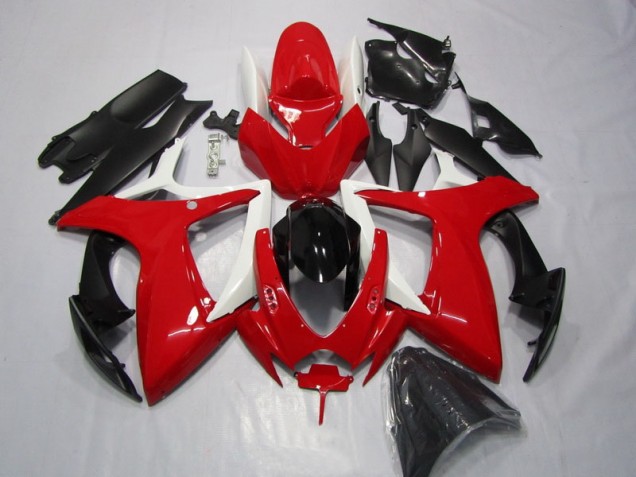 Carénage Suzuki GSXR 600 K6 2006-2007 - Rouge Noir Carénage Suzuki GSXR 600 K6 2006-2007 - Rouge Noir