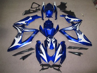 Carénage Suzuki GSXR 600 K8 2008-2010 - Bleu Blanc