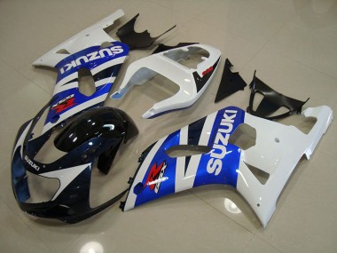 Carénage Suzuki GSXR 750 K1 K2 K3 2001-2003 - Bleu Blanc